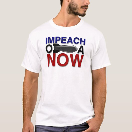 Impeach "oBOMBa" Obama T-shirt (Voorkant)