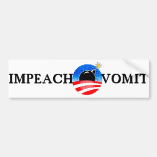 IMPEACH O'VOMIT BUMPERSTICKER