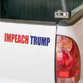 Impeach President Trump - Anti Trump Bumpersticker (Op Truck)