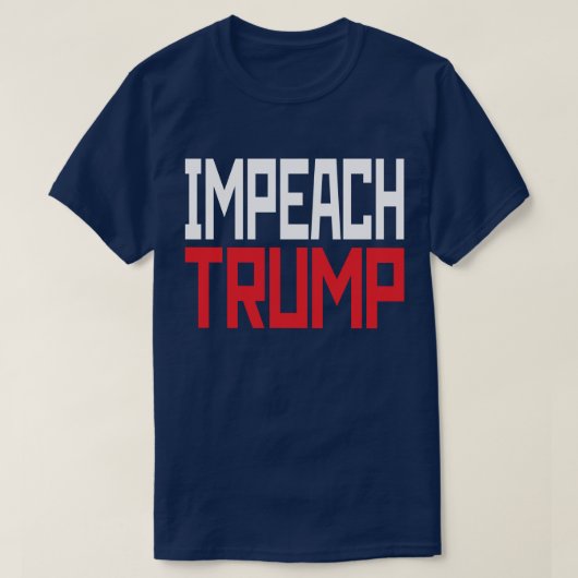 Impeach President Trump - Anti Trump T-shirt (Design voorkant)