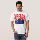 Impeach President Trump - Anti Trump T-shirt (Voorkant volledig)