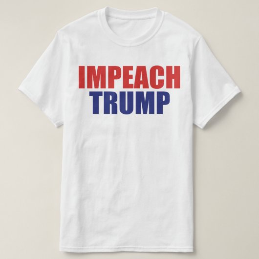 Impeach President Trump - Anti Trump T-shirt (Design voorkant)