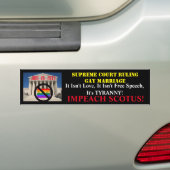 IMPEACH SCOTUS! BUMPERSTICKER (Op auto)