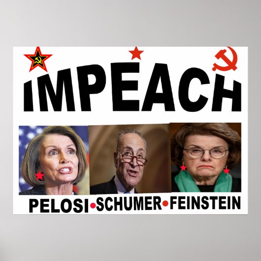 IMPEACH SOCIALIST DEMOCRATS POSTER (Voorkant)