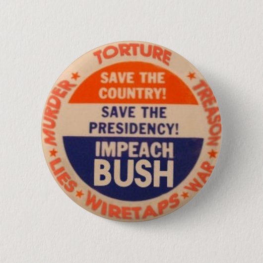 Impeach Struik Button (Voorkant)