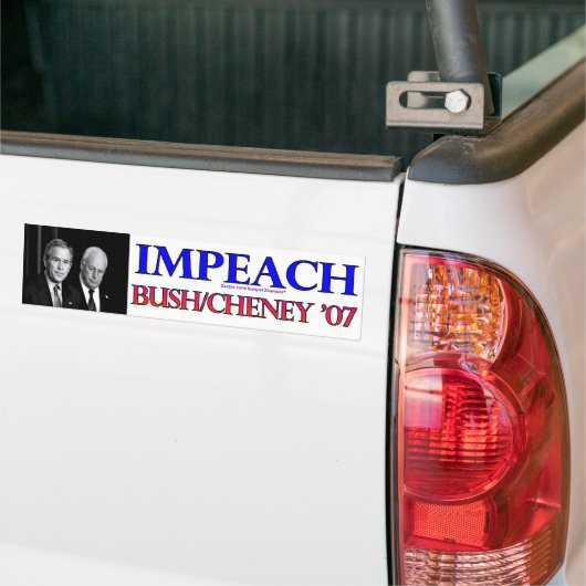 Impeach Struik/Cheney Bumpersticker (Op Truck)