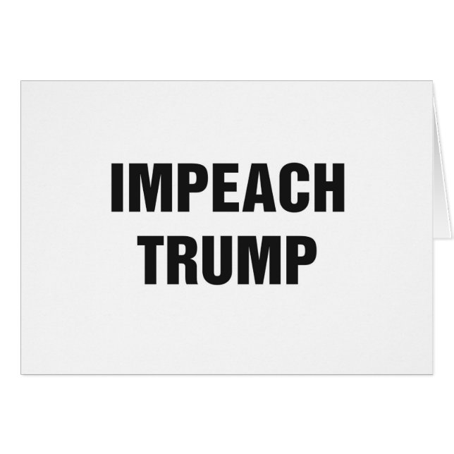 IMPEACH TRUMP (Voorkant Horizontaal)