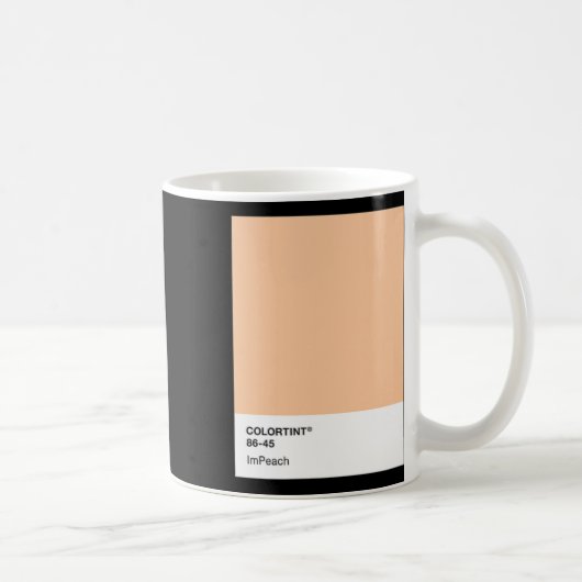 Impeach Trump 45 - Kleurstaal Koffiemok (Rechts)