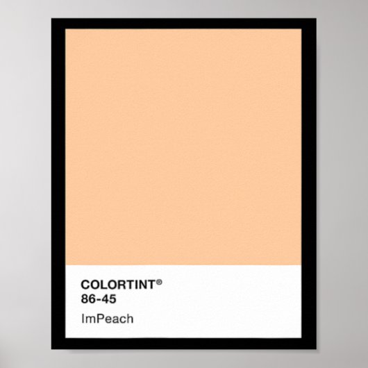 Impeach Trump 45 - Kleurstaal Poster (Voorkant)