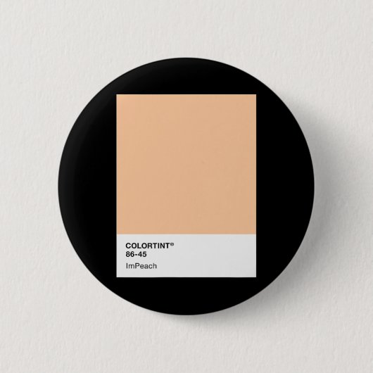 Impeach Trump 45 - Kleurstaal Ronde Button 5,7 Cm (Voorkant)