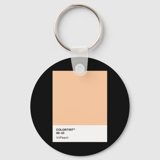 Impeach Trump 45 - Kleurstaal  Sleutelhanger (Voorkant)