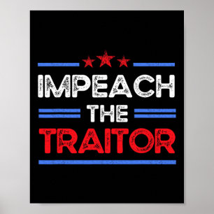 Impeach Trump, 8647 Anti Trump, Bescherm Democrati Poster