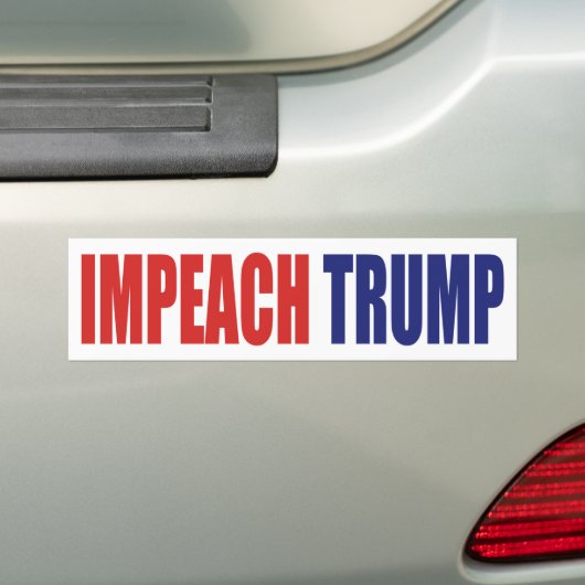 Impeach Trump - Anti-President Trump Bumpersticker (Op auto)