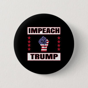 Impeach Trump Anti Trump verzet zich tegen vuist e Ronde Button 5,7 Cm