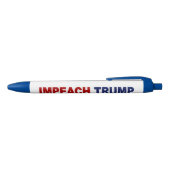 Impeach Trump Blauwe Inkt Pen (Bovenkant)