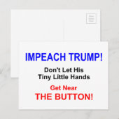 Impeach Trump!  Briefkaart (Voorkant / Achterkant)