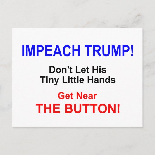 Impeach Trump!  Briefkaart (Voorkant)