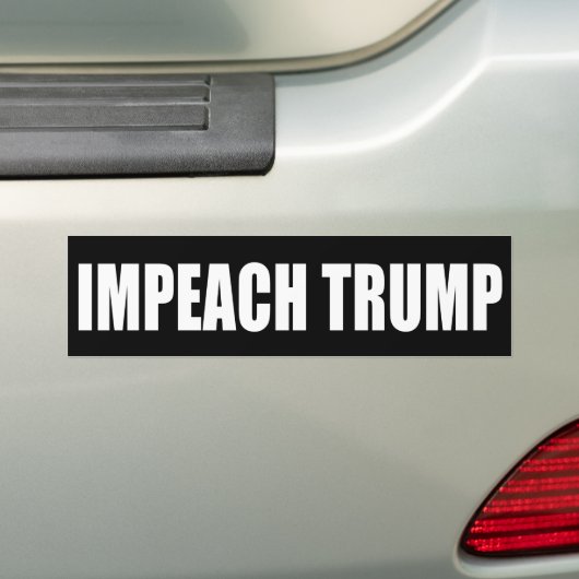 "IMPEACH TRUMP" BUMPERSTICKER (Op auto)