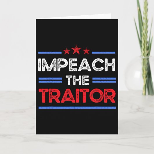 Impeach Trump Kaart (Voorkant)