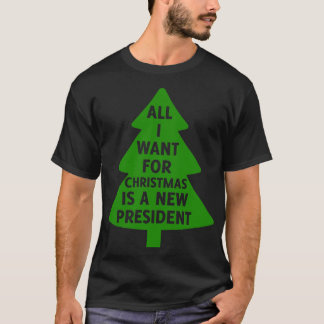 Impeach Trump met kersttefheid T-shirt