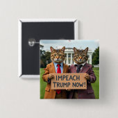 Impeach Trump nu Cat Button (Voorkant /achterkant)