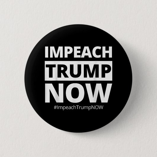 Impeach Trump nu grappig trendy Ronde Button 5,7 Cm (Voorkant)