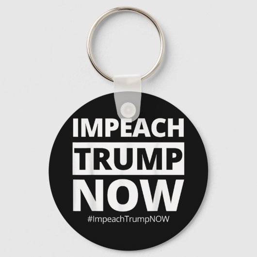 Impeach Trump nu grappig trendy Sleutelhanger (Voorkant)