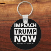 Impeach Trump nu grappig trendy Sleutelhanger (Voorkant)