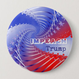 Impeach Trump Patriottic Anti-Trump Round Button