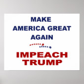 Impeach Trump Poster (Voorkant)