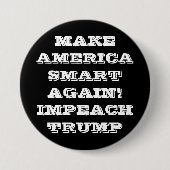 IMPEACH TRUMP Protest Pinback Button (Voorkant)