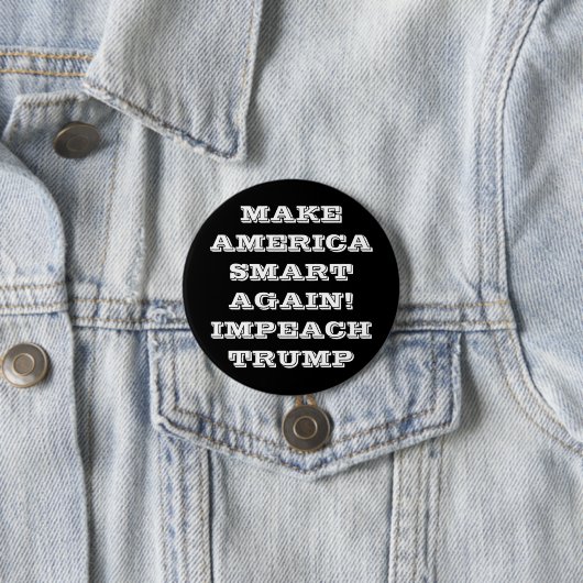 IMPEACH TRUMP Protest Pinback Button (In situ)