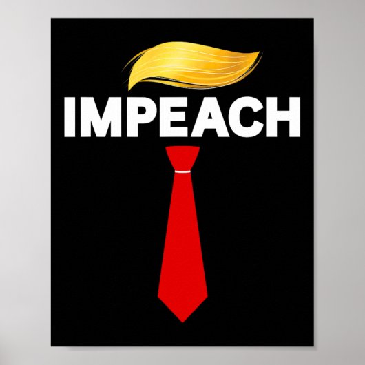 Impeach Trump Protest tegen Trump Poster (Voorkant)