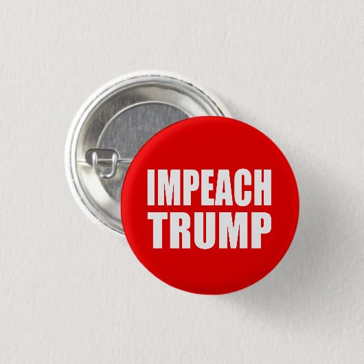"IMPEACH TRUMP" RONDE BUTTON 3,2 CM (Voorkant /achterkant)