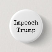 "Impeach Trump" Ronde Button 3,2 Cm (Voorkant)