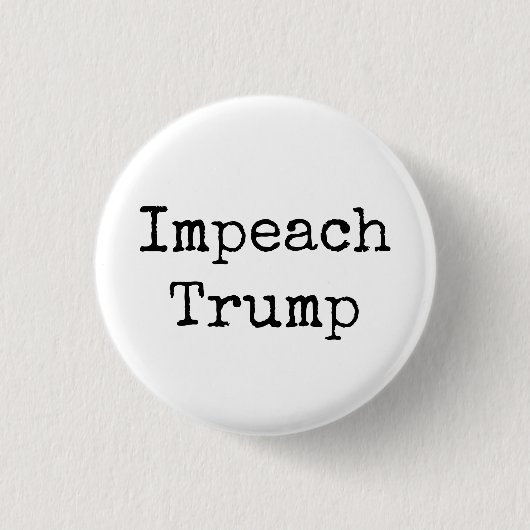 "Impeach Trump" Ronde Button 3,2 Cm (Voorkant)