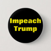 Impeach trump ronde button 5,7 cm (Voorkant)