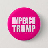 "IMPEACH TRUMP" RONDE BUTTON 5,7 CM (Voorkant)