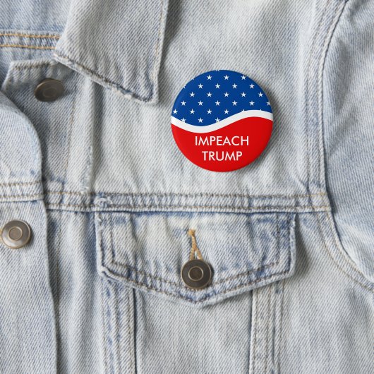 Impeach Trump Ronde Button 5,7 Cm (In situ)