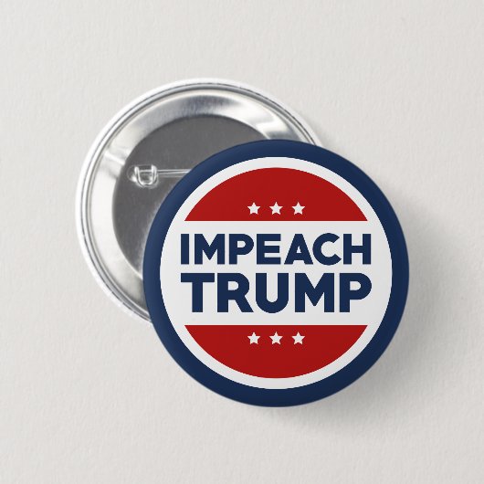 Impeach Trump Ronde Button 5,7 Cm (Voorkant /achterkant)