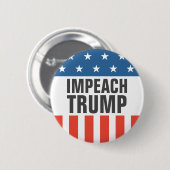 Impeach Trump Ronde Button 5,7 Cm (Voorkant /achterkant)