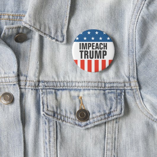 Impeach Trump Ronde Button 5,7 Cm (In situ)