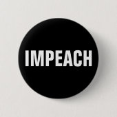 Impeach Trump Ronde Button 5,7 Cm (Voorkant)