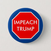 Impeach Trump Ronde Button 5,7 Cm (Voorkant)