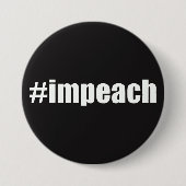 Impeach Trump Ronde Button 7,6 Cm (Voorkant)