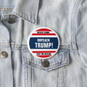 Impeach Trump! Ronde Button 7,6 Cm (In situ)