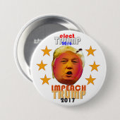 Impeach Trump Ronde Button 7,6 Cm (Voorkant /achterkant)