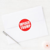 "IMPEACH TRUMP" RONDE STICKER (Envelop)