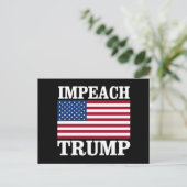 Impeach Trump - Save America - Anti-Trump Design Briefkaart (Staand voorkant)