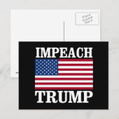 Impeach Trump - Save America - Anti-Trump Design Briefkaart (Voorkant / Achterkant)